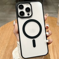Coque de téléphone de charge sans fil magnétique transparente en TPU pour iPhone 13 PRO MAX 17 Sports Design