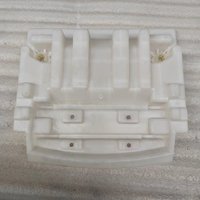 Piezas de asiento de autobús Zhongtong, base de asiento de plástico blanco, asientos de coche modificados