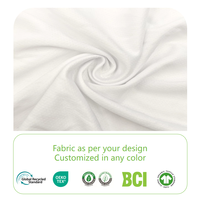 Vente chaude Arabie Saoudite Thobe Tissu 100 Polyester Tissu Par Mètre Tissus en Tricot pour Robes Musulmanes