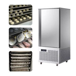 Công suất lớn thiết bị làm lạnh thương mại tiếng ồn thấp hải sản Blast tủ đông làm mát không khí kiểm soát nhiệt độ sốc tủ đông - Product Image 6