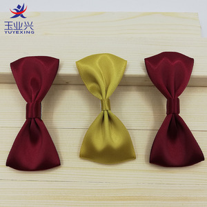 Pita simpul hadiah grosir berkualitas tinggi 3,8 cm pita buatan tangan simpul pita aksesoris pakaian simpul pita yang indah. - Product Image 1