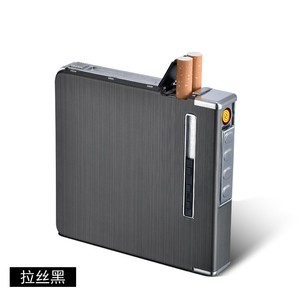 Boîte à cigarettes automatique à éjection de fumée, étanche, avec briquet électrique USB intégré, style dessin animé, capacité 20 cigarettes - Product Image 2