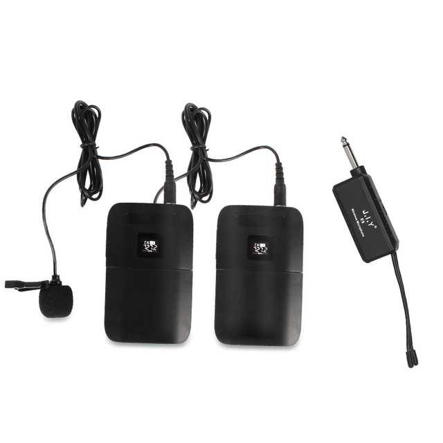OEM Factory Portable Dynamic Lavalier Lapel Wireless Microphone UHF Headset Mic Collar Camera Phone Teacher Interview Church Use