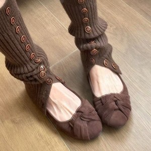 Zapatos Planos Plateados con Lazo, Corte Bajo, Estilo Francés, Primavera 2026, Nueva Llegada, Transpirables y Cómodos para Mujer - Product Image 3