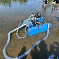 Bote de Sifón con Bomba de Aire Inflable en Oferta, 4/6/8 Pulgadas, con Motor Diésel, para Extracción de Arena por Succión, para Ríos y Embalses
