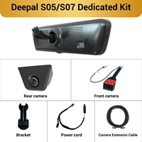 Caméra de tableau de bord avec rétroviseur de streaming Deepal S05/S07 H8 Pro, 2K, 8,2 pouces, double objectif avant et arrière, certifiée CE FCC, qualité usine OEM
