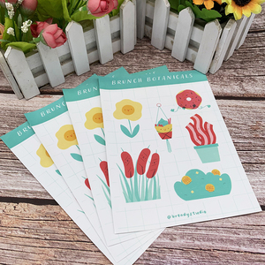 Tùy chỉnh bền thương hiệu thiết kế logo Sticker tấm tự dính dễ thương đáng yêu Nụ Hôn cắt Vinyl Sticker tấm - Product Image 3