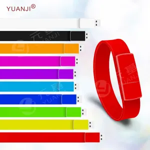 Pulsera de silicona de alta velocidad, unidad Flash Usb, mejor precio barato