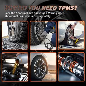 เซ็นเซอร์วัดแรงดันลมยาง ATURMC TPMS 433MHz แบบภายนอก ใช้ได้กับรถยนต์ทั่วไป - Product Image 4