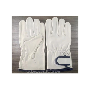 Guantes de trabajo de piel de cabra sin forro para conductores - Product Image 4