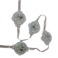 Guirlande lumineuse LED de Noël IPX pour décoration de gouttière, éclairage extérieur permanent IP68, pierre précieuse, garantie 5 ans, SMD5050