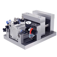 Etau pneumatique de 150 mm de large avec une précision de 0,01 mm, support personnalisé OEM