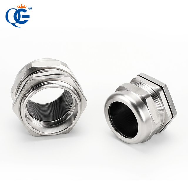 304 Stainless Steel IP68 Explosion-Proof Gland Waterproof Industrial Cable Connector M20/25/32 Metal Clamp Sealing