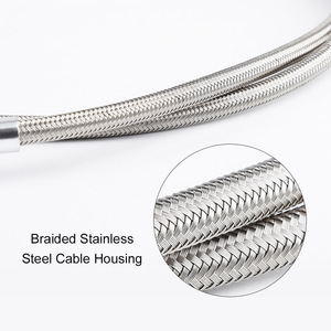 Chevrolet <b>Throttle</b> <b>Cable</b> 36 Stainless Steel Braided For Engine Replacement Repair - Product Image 3