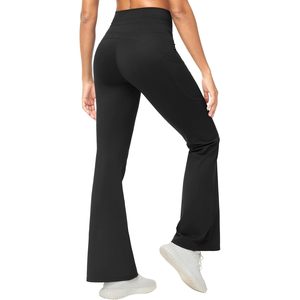 Leggings de Cintura Alta con Bolsillos para Mujer, Pantalones de Yoga Suaves y Elásticos, Pantalones de Deporte con Corte de Campana - Product Image 2