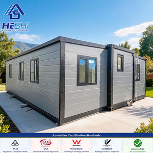 Casa Container Espandibile Prefabbricata 40Ft 20Ft con Finestre in Lega da 930mm, Standard AU, in <span class=keywords><strong>Vendita</strong></span>, con 1, 2, 3, 4 o 5 Camere da Letto, Tipo Villa - Product Image 1
