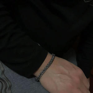 Commercio all'ingrosso 6mm S925 braccialetto in argento Sterling per gli uomini e le donne Vintage moda retrò Vajra Fox catena gioielli per il regalo - Product Image 4