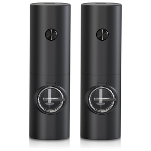 Ensemble de moulins à sel et à poivre électriques portables à gravité avec lumière LED pour la vente en gros - Product Image 1