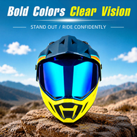 Casque de moto tout-terrain certifié DOT pour hommes, équipement personnalisé OEM ODM disponible en gros