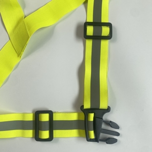 Adjustable Fluorescent Green Color <strong>Reflective</strong> Elastic Strap Safety Vest <strong>Belt</strong> - Product Image 5