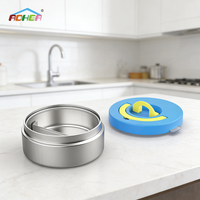 Termo de Acero Inoxidable Personalizado Aohea, Recipiente Térmico para Alimentos, Lonchera Escolar Aislada para Estudiantes