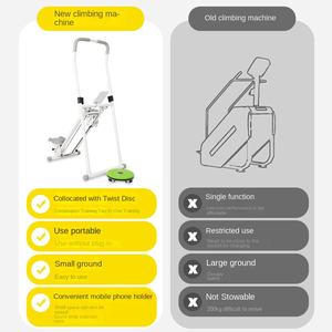 Máquina escaladora de escaleras para uso doméstico, equipo de Fitness para interiores, para ejercicio, para subir escaleras - Product Image 4
