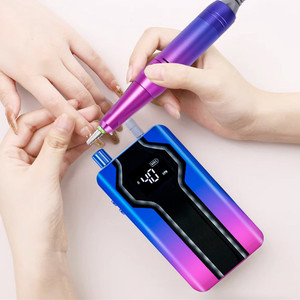 Professional 40000RPM Strong Cordless Dc Motor <b>Nail</b> Polisher Rechargeable Multi-color Portable Electric <b>Nail</b> Drill Machine - Product Image 1