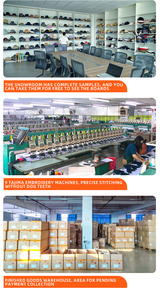 オリジナル刺繍ラインストーンパール5パネルCRIMEビアードハットメキシコパーソナライズドバーバスハット - Product Image 6