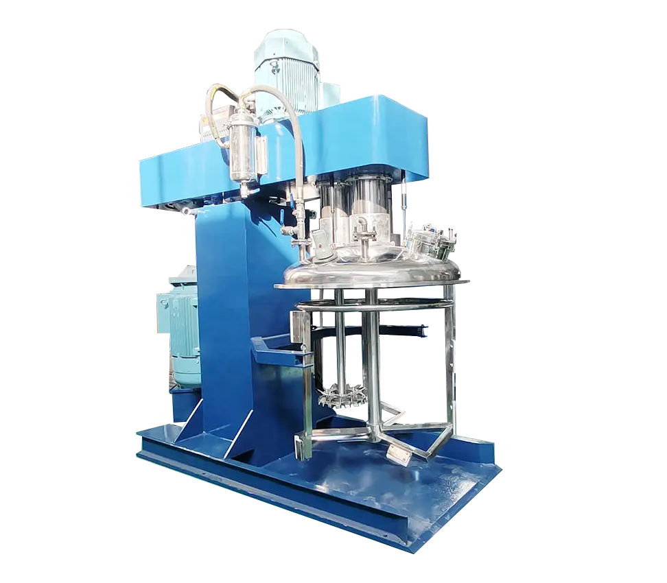 Máquina del mezclador de paleta del eje doble de gran viscosidad de la eficacia alta de Polyc para el pegamento