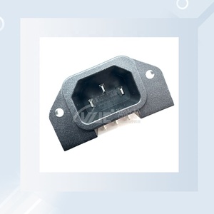 Qualtek 100% nuevos y originales módulos de entrada de alimentación de CA montaje en PCB 7mm 15A 250V tomas de corriente en ángulo 703W-00/52 - Product Image 4