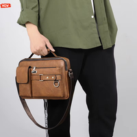 Sac Tendance 2026 – Sacoche de Luxe Designer pour Hommes, en Cuir, pour Bureau et Affaires, Sac Messager Latéral, Sacs à Main et Sacs Bandoulière