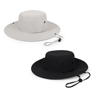 Custom Patch Logo Quick Dry Fit Bucket Hat With <b>String</b>,Fashion Mens Fisherman Wide Brim Rope Safari Cap - Product Image 3
