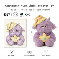 Peluches personnalisées OEM, bouquet de peluches apaisantes avec sachet aromatique intégré, poupée en peluche au design personnalisé, cadeau de marque