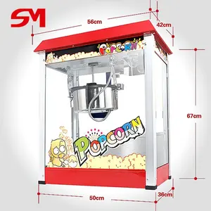 Stainless steel stirring popping kettle system corn for popcorn