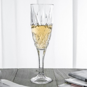 Copa de Vidrio de Soda-Lima de Tallo Alto de Lujo al por Mayor, sin Plomo, para Flautas, 200 ml, Transparente, Clásica y Elegante para Celebraciones - Product Image 6