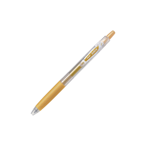 LJU-10EF <b>Retractable</b> Gel <b>Pen</b> Six Shiny Metallic Pigment Ink Colors Two Tone Grip Transparent Barrel Suitable For Dark Paper - Product Image 6
