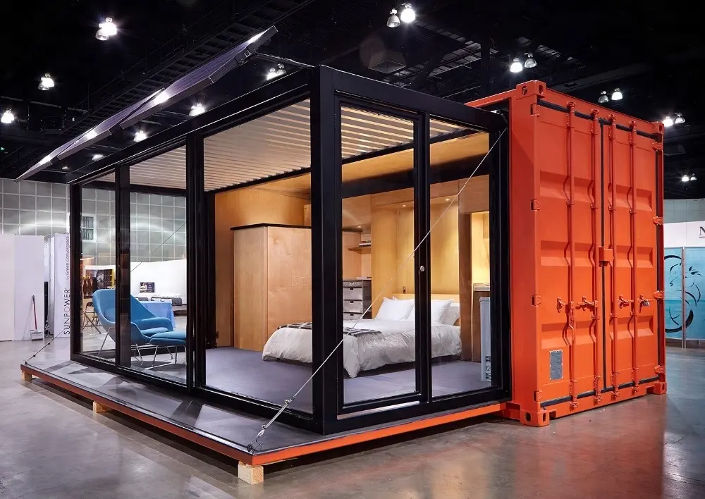 Luxury 20FT expandable container prefabricated house living homes