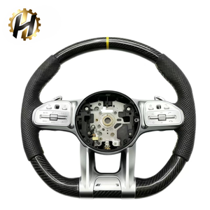 <span class=keywords><strong>Volant</strong></span> en cuir de style sport HZ pour Mercedes Benz <span class=keywords><strong>Classe</strong></span> B <span class=keywords><strong>C</strong></span> E CLA GLA CLS W176 W246 <span class=keywords><strong>W204</strong></span> W212 C117 X156 W218 - Product Image 2
