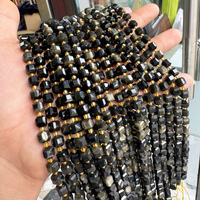 Perles en pierre naturelle en gros, en forme de cube, 6mm 8mm, perles carrées en dés pour la fabrication de bijoux DIY, plus de 50 types de matériaux de pierres précieuses