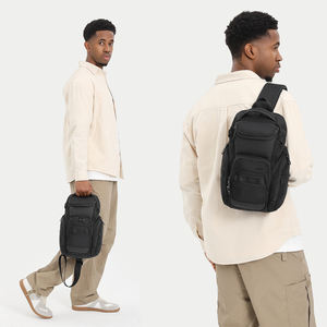 <span class=keywords><strong>Ozuko</strong></span> 9809 Bolso <span class=keywords><strong>Bandolera</strong></span> para Hombre, Bolso de Hombro Resistente al Agua, Mochila Pequeña de una Sola Correa, Bolso Cruzado para Hombre - Product Image 5