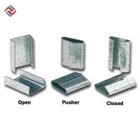 Le cerclage en acier galvanisé fabriqué en Chine joint les clips d'emballage de sangle en métal pour une fixation sécurisée