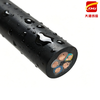 Câble flexible en caoutchouc multi-brins H07RN-F 2-5 brins, robuste, gainé de caoutchouc, avec isolation en caoutchouc, câble étanche YC