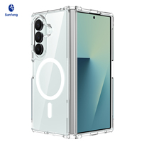Coque de téléphone magnétique personnalisée de haute qualité pour Samsung Z Fold 8 Ultra, anti-rayures, antichoc, transparente, vente en gros