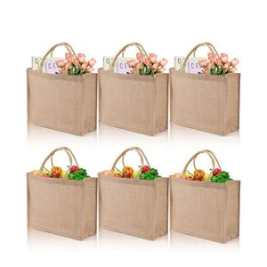 Bolsas de Yute Reutilizables de Diferentes Tamaños para Compras, Fiestas, Viajes, Regalos y Productos Orgánicos al por Mayor - Product Image 2