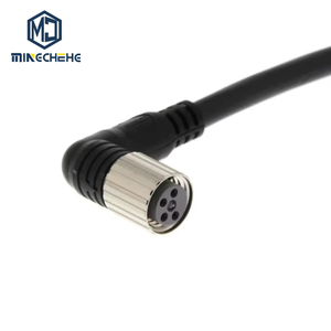 สายเชื่อมต่อแบบวงกลม XS3F-M421-405-A XS2F-D422-GA0-F 4 สาย 5 ม. M8 แบบตรงสำหรับการส่งสัญญาณเซ็นเซอร์ - Product Image 1