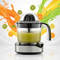 Presse-agrumes SHANGKAI, presse-agrumes à vente chaude, machine à extraire le jus, base en acier inoxydable, récipient à jus d'orange en PP, cuisine