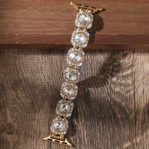 <span class=keywords><strong>Bracelet</strong></span> de perles bling pour <span class=keywords><strong>bracelet</strong></span> <span class=keywords><strong>Apple</strong></span> <span class=keywords><strong>Watch</strong></span>, <span class=keywords><strong>bracelet</strong></span> en strass diamant scintillant pour femmes pour bijoux Iwatch bijoux en métal habillés <span class=keywords><strong>fantaisie</strong></span> - Product Image 2