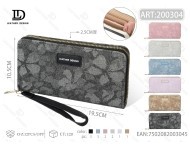 Portafoglio da Donna con Chiusura Singola, Grande, in Microfibra Sintetica, Borsa alla Moda - Product Image 1