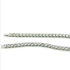 Iced Out CZ Tennis Chain Collares Collar de tenis de una hilera - Product Image 5