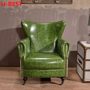 U-Best Spitfire Retro Metal Aluminium Vintage Sofa Wood Divani Kanepe Bankstel Hoekbank Sofy Salon Meuble Furniture Living Room